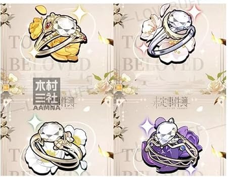 未定事件簿 ジュエルアクリルストラップ　左京静真　水無瀬夏彦　森月黎　和泉景 96124-44-